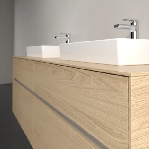 VILLEROY BOCH Toaletní skříňka Collaro, s osvětlením, 4 výsuvy, 1600 x 548 x 500 mm, severský dub / severský dub #C021B0VJ, obrázek 6