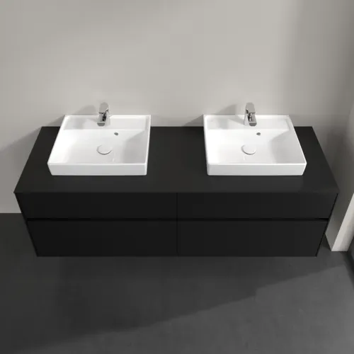 VILLEROY BOCH Toaletní skříňka Collaro, s osvětlením, 4 výsuvy, 1600 x 548 x 500 mm, Volcano Black / Volcano Black #C021B0VL, obrázek 4