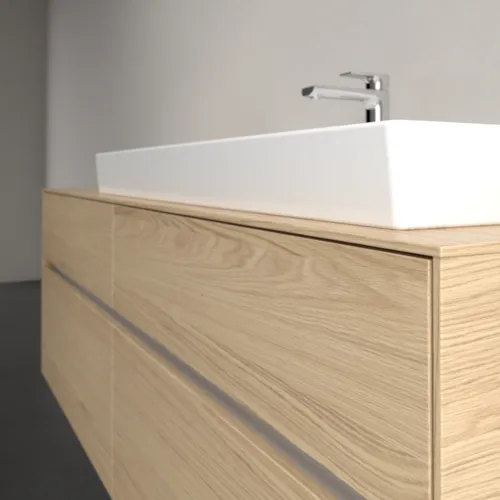 VILLEROY BOCH Toaletní skříňka Collaro, 4 výsuvy, 1600 x 548 x 500 mm, severský dub / severský dub #C03000VJ, obrázek 5