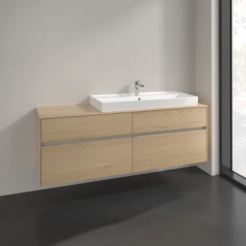 VILLEROY BOCH Toaletní skříňka Collaro, 4 výsuvy, 1600 x 548 x 500 mm, severský dub / severský dub #C03000VJ, obrázek 2