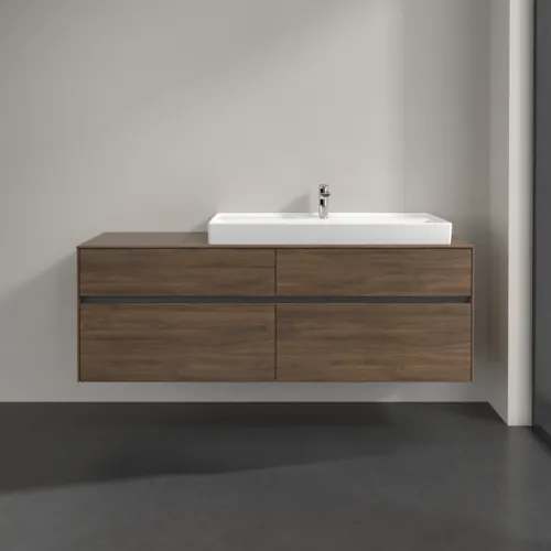 VILLEROY BOCH Toaletní skříňka Collaro, 4 výsuvy, 1600 x 548 x 500 mm, Arizona Oak / Arizona Oak #C03000VH, obrázek 3