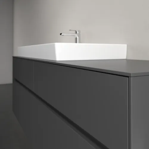 VILLEROY BOCH Toaletní skříňka Collaro, 4 výsuvy, 1600 x 548 x 500 mm, grafitová / grafitová #C02900VR, obrázek 5