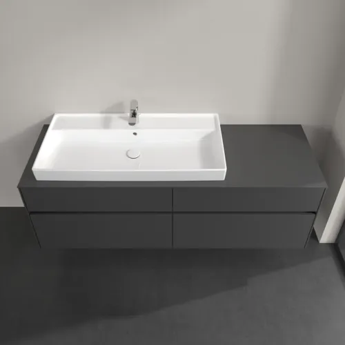 VILLEROY BOCH Toaletní skříňka Collaro, 4 výsuvy, 1600 x 548 x 500 mm, grafitová / grafitová #C02900VR, obrázek 4