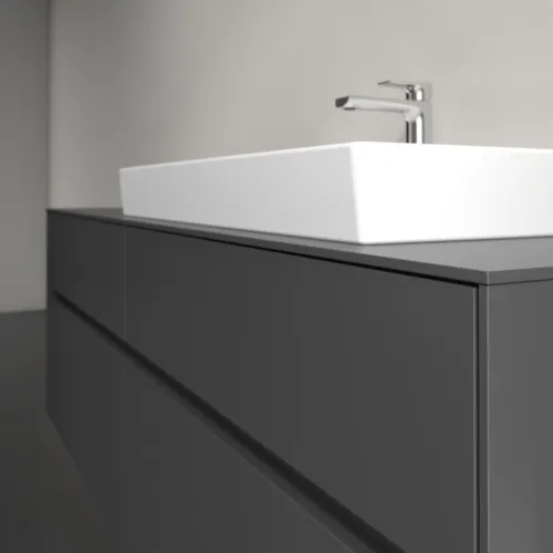 VILLEROY BOCH Toaletní skříňka Collaro, s osvětlením, 4 výsuvy, 1600 x 548 x 500 mm, Grafit / Grafit #C027B0VR, obrázek 6