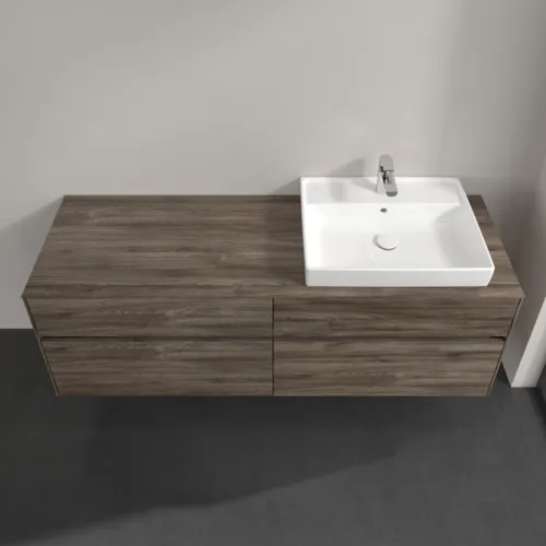 VILLEROY BOCH Toaletní skříňka Collaro, 4 výsuvy, 1600 x 548 x 500 mm, dub kamenný #C02300RK, obrázek 4