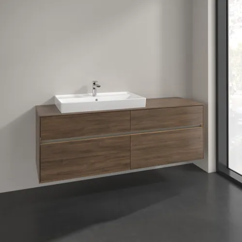 VILLEROY BOCH Toaletní skříňka Collaro, s osvětlením, 4 výsuvy, 1600 x 548 x 500 mm, Arizona Oak / Arizona Oak #C026B0VH, obrázek 2