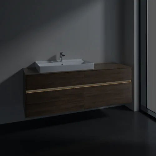 VILLEROY BOCH Toaletní skříňka Collaro, s osvětlením, 4 výsuvy, 1600 x 548 x 500 mm, Arizona Oak / Arizona Oak #C026B0VH, obrázek 5