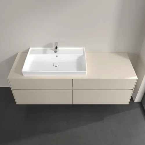 VILLEROY BOCH Toaletní skříňka Collaro, s osvětlením, 4 výsuvy, 1600 x 548 x 500 mm, Cashmere Grey / Cashmere Grey #C026B0VN, obrázek 4