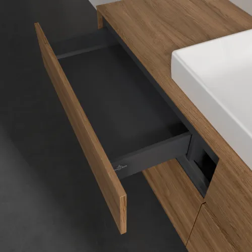 VILLEROY BOCH Toaletní skříňka Collaro, s osvětlením, 4 výsuvy, 1600 x 548 x 500 mm, dub Kansas #C025B0RH, obrázek 8
