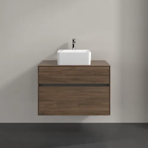 VILLEROY BOCH Toaletní skříňka Collaro, s osvětlením, 2 výsuvy, 800 x 548 x 500 mm, Arizona Oak / Arizona Oak #C037B0VH, obrázek 3