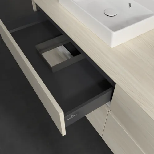 VILLEROY BOCH Toaletní skříňka Collaro, s osvětlením, 4 výsuvy, 1600 x 548 x 500 mm, bílý dub / bílý dub #C021B0AA, obrázek 8