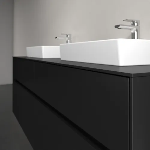 VILLEROY BOCH Toaletní skříňka Collaro, 4 výsuvy, 1600 x 548 x 500 mm, Volcano Black / Volcano Black #C02100VL, obrázek 5
