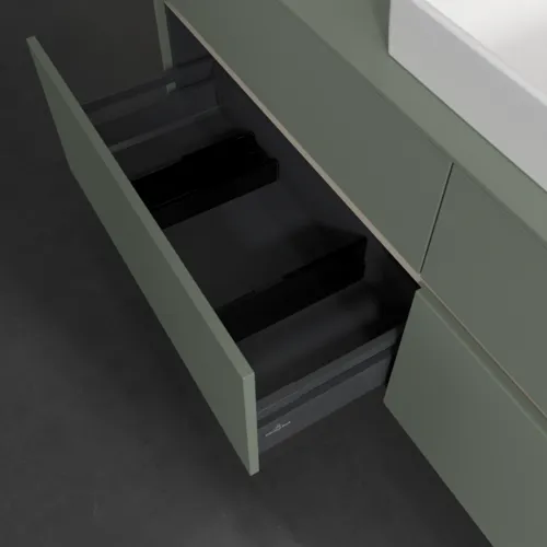 VILLEROY BOCH Toaletní skříňka Collaro, 4 výsuvy, 1600 x 548 x 500 mm, Soft Green / Soft Green #C02700AF, obrázek 6