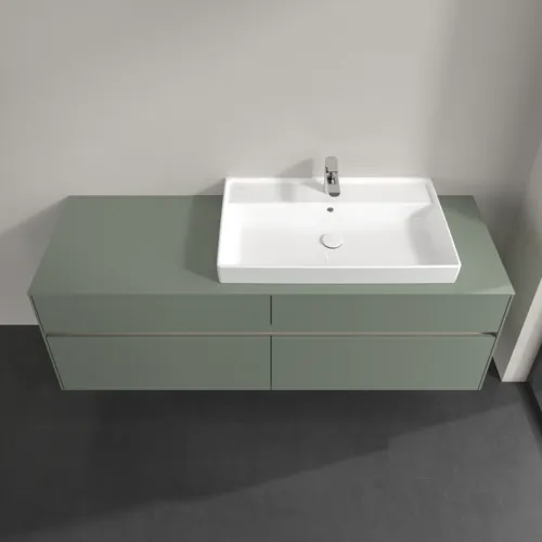 VILLEROY BOCH Toaletní skříňka Collaro, 4 výsuvy, 1600 x 548 x 500 mm, Soft Green / Soft Green #C02700AF, obrázek 4