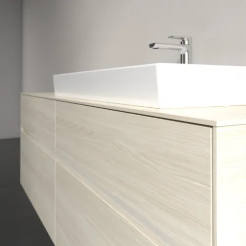 VILLEROY BOCH Toaletní skříňka Collaro, 4 výsuvy, 1600 x 548 x 500 mm, bílý dub / bílý dub #C02700AA, obrázek 5