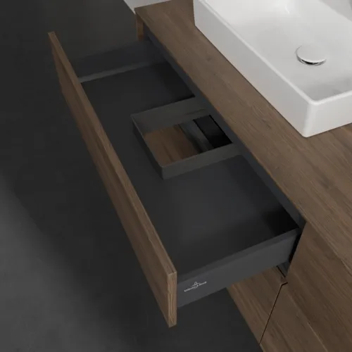 VILLEROY BOCH Toaletní skříňka Collaro, 4 výsuvy, 1600 x 548 x 500 mm, Arizona Oak / Arizona Oak #C02100VH, obrázek 7