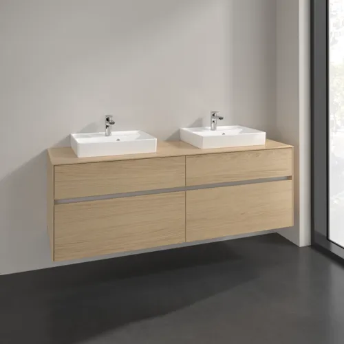 VILLEROY BOCH Toaletní skříňka Collaro, 4 výsuvy, 1600 x 548 x 500 mm, severský dub / severský dub #C02100VJ, obrázek 2