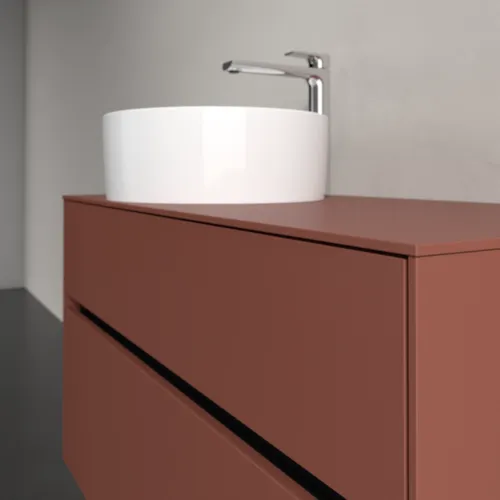 VILLEROY BOCH Toaletní skříňka Collaro, 2 výsuvy, 1000 x 548 x 500 mm, vínově červená / vínově červená #C03900AH, obrázek 5