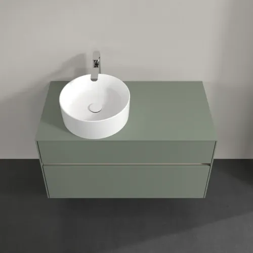 VILLEROY BOCH Toaletní skříňka Collaro, 2 výsuvy, 1000 x 548 x 500 mm, Soft Green / Soft Green #C03900AF, obrázek 4