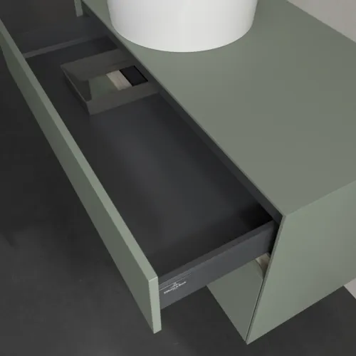 VILLEROY BOCH Toaletní skříňka Collaro, 2 výsuvy, 1000 x 548 x 500 mm, Soft Green / Soft Green #C03900AF, obrázek 7