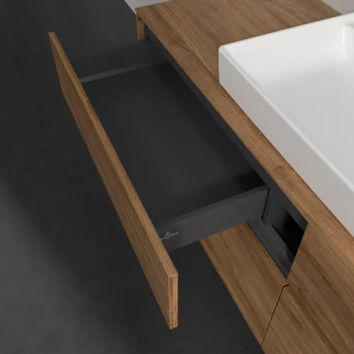 VILLEROY BOCH Toaletní skříňka Collaro, s osvětlením, 4 výsuvy, 1600 x 548 x 500 mm, dub Kansas #C028B0RH, obrázek 8