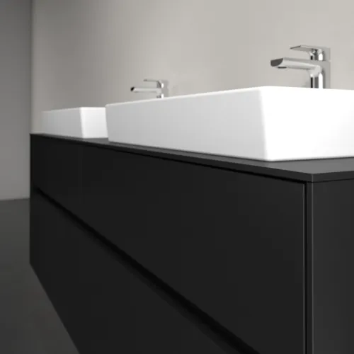 VILLEROY BOCH Toaletní skříňka Collaro, 4 výsuvy, 1600 x 548 x 500 mm, Volcano Black / Volcano Black #C02400VL, obrázek 5