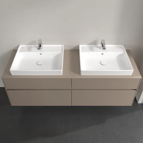 VILLEROY BOCH Toaletní skříňka Collaro, 4 výsuvy, 1600 x 548 x 500 mm, taupe / taupe #C02400VM, obrázek 4