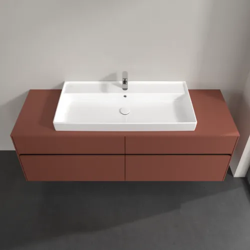 VILLEROY BOCH Toaletní skříňka Collaro, 4 výsuvy, 1600 x 548 x 500 mm, Vínově červená / Vínově červená #C03100AH, obrázek 4