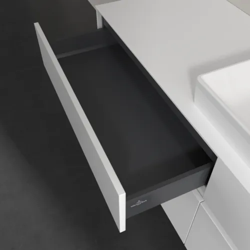 VILLEROY BOCH Toaletní skříňka Collaro, s osvětlením, 4 výsuvy, 1600 x 548 x 500 mm, bílá matná / bílá matná #C027B0MS, obrázek 8