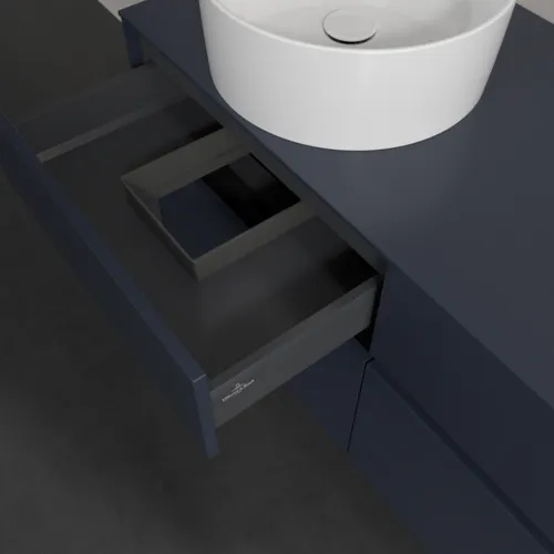 VILLEROY BOCH Toaletní skříňka Collaro, s osvětlením, 4 výsuvy, 1200 x 548 x 500 mm, Marine Blue / Marine Blue #C042B0VQ, obrázek 8