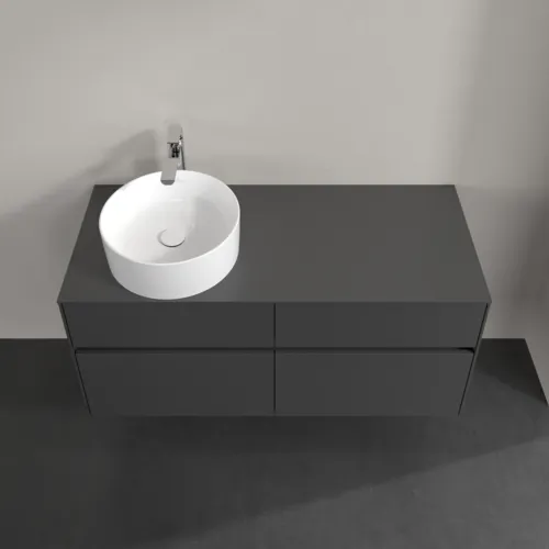 VILLEROY BOCH Collaro toaletní skříňka, s osvětlením, 4 výsuvy, 1200 x 548 x 500 mm, Grafit / Grafit #C042B0VR, obrázek 4