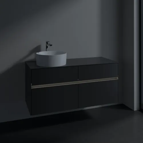 VILLEROY BOCH Collaro toaletní skříňka, s osvětlením, 4 výsuvy, 1200 x 548 x 500 mm, Grafit / Grafit #C042B0VR, obrázek 5
