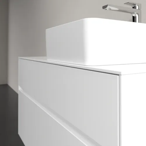 VILLEROY BOCH Umyvadlová skříňka Collaro, 2 zásuvky, 1000 x 548 x 500 mm, lesklá bílá / lesklá bílá #C04000DH, obrázek 5