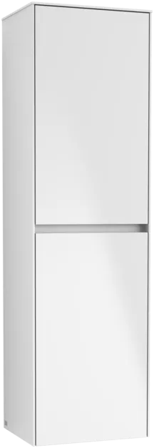 VILLEROY BOCH Vysoká skříň Collaro, 2 dveře, 454 x 1538 x 349 mm, bílá matná / bílá matná #C03400MS