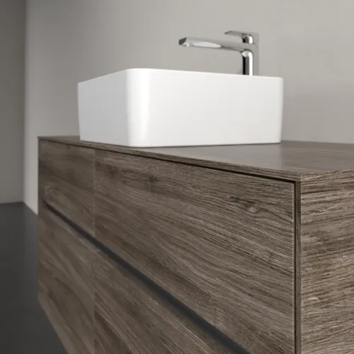 VILLEROY BOCH Umyvadlová skříňka Collaro, s osvětlením, 4 výsuvy, 1200 x 548 x 500 mm, dub kamenný #C041B0RK, obrázek 6
