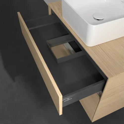 VILLEROY BOCH Toaletní skříňka Collaro, 2 výsuvy, 800 x 548 x 500 mm, severský dub / severský dub #C03700VJ, obrázek 7