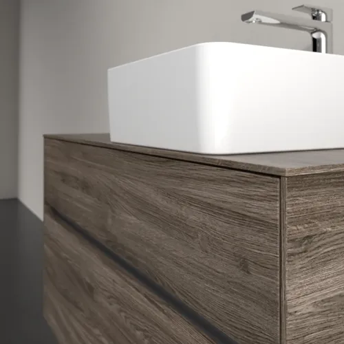 VILLEROY BOCH Umyvadlová skříňka Collaro, s osvětlením, 2 výsuvy, 1000 x 548 x 500 mm, dub kamenný #C040B0RK, obrázek 6