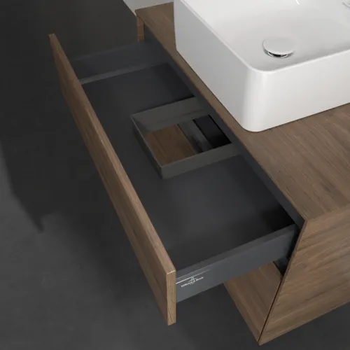 VILLEROY BOCH Toaletní skříňka Collaro, 2 výsuvy, 800 x 548 x 500 mm, Arizona Oak / Arizona Oak #C03700VH, obrázek 7