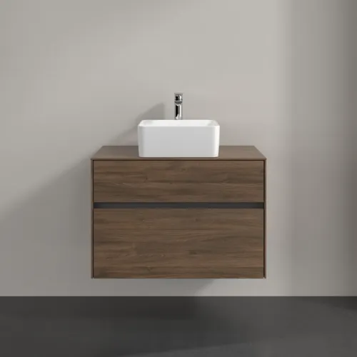 VILLEROY BOCH Toaletní skříňka Collaro, 2 výsuvy, 800 x 548 x 500 mm, Arizona Oak / Arizona Oak #C03700VH, obrázek 3