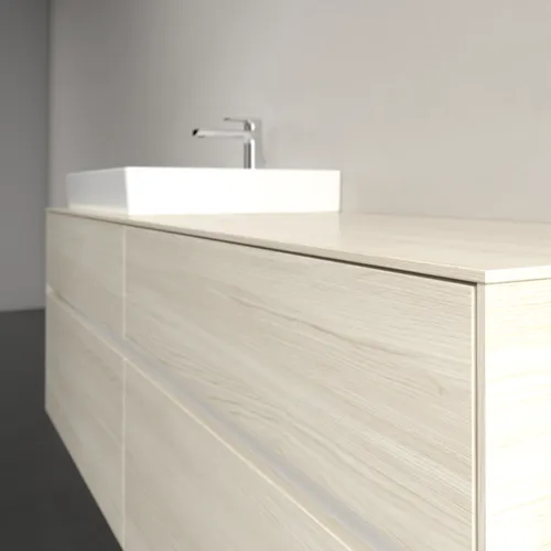 VILLEROY BOCH Toaletní skříňka Collaro, s osvětlením, 4 výsuvy, 1600 x 548 x 500 mm, bílý dub / bílý dub #C022B0AA, obrázek 6