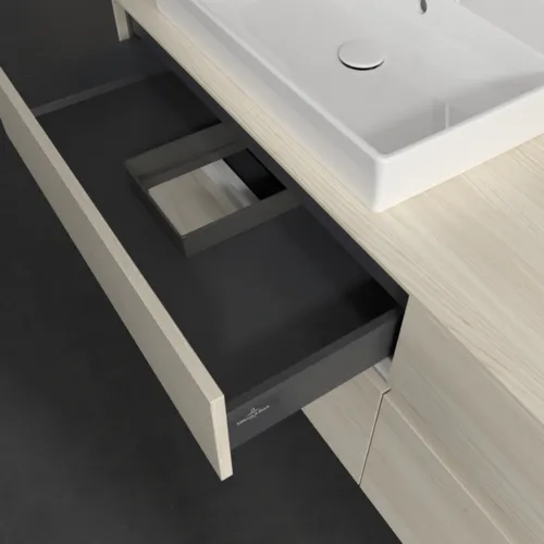 VILLEROY BOCH Toaletní skříňka Collaro, s osvětlením, 4 výsuvy, 1600 x 548 x 500 mm, bílý dub / bílý dub #C022B0AA, obrázek 8