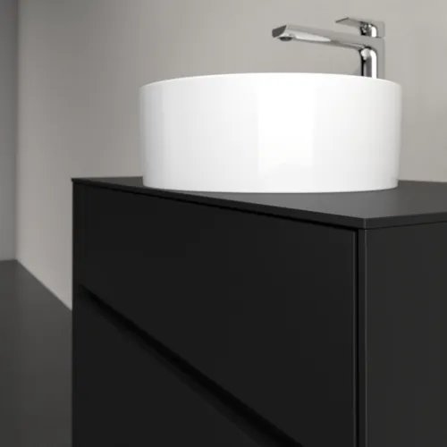 VILLEROY BOCH Toaletní skříňka Collaro, 2 výsuvy, 800 x 548 x 500 mm, Volcano Black / Volcano Black #C03700VL, obrázek 5