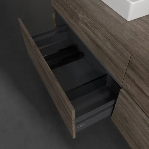 VILLEROY BOCH Toaletní skříňka Collaro, 4 výsuvy, 1600 x 548 x 500 mm, dub kamenný #C02100RK, obrázek 6