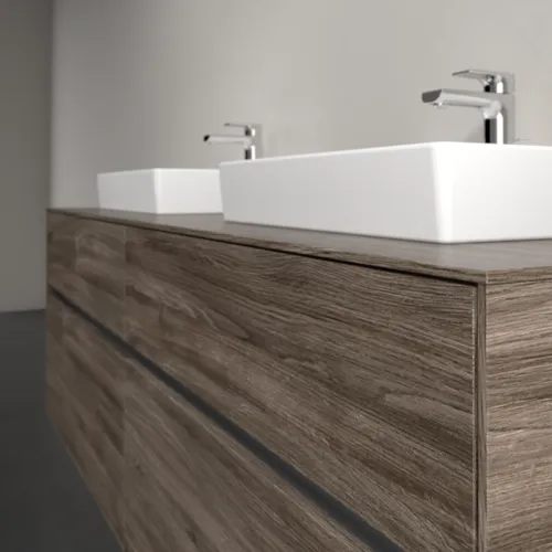 VILLEROY BOCH Toaletní skříňka Collaro, 4 výsuvy, 1600 x 548 x 500 mm, dub kamenný #C02100RK, obrázek 5