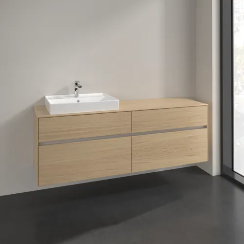 VILLEROY BOCH Toaletní skříňka Collaro, 4 výsuvy, 1600 x 548 x 500 mm, severský dub / severský dub #C02200VJ, obrázek 2