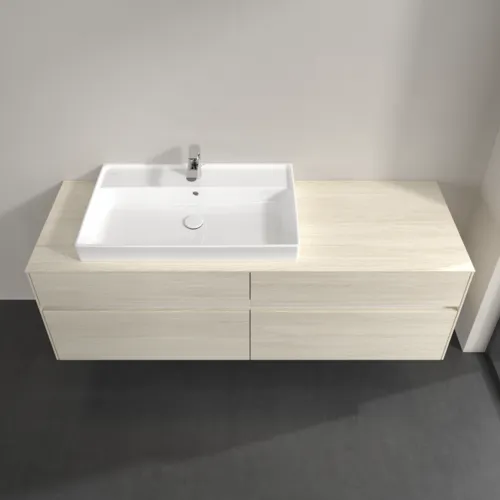VILLEROY BOCH Toaletní skříňka Collaro, 4 výsuvy, 1600 x 548 x 500 mm, bílý dub / bílý dub #C02600AA, obrázek 4