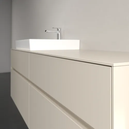 VILLEROY BOCH Toaletní skříňka Collaro, 4 výsuvy, 1600 x 548 x 500 mm, Cashmere Grey / Cashmere Grey #C02200VN, obrázek 5