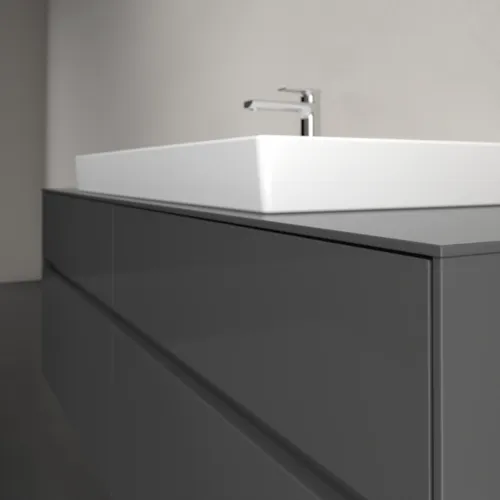 VILLEROY BOCH Toaletní skříňka Collaro, s osvětlením, 4 výsuvy, 1600 x 548 x 500 mm, lesklá šedá / lesklá šedá #C031B0FP, obrázek 6