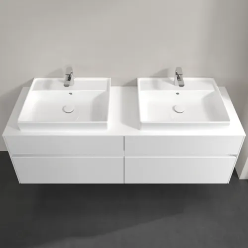 VILLEROY BOCH Toaletní skříňka Collaro, s osvětlením, 4 výsuvy, 1600 x 548 x 500 mm, lesklá bílá / lesklá bílá #C024B0DH, obrázek 4