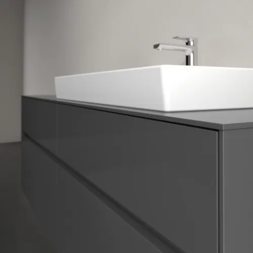 VILLEROY BOCH Toaletní skříňka Collaro, 4 výsuvy, 1600 x 548 x 500 mm, lesklá šedá / lesklá šedá #C02700FP, obrázek 5
